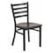 Flash Furniture Hercules Restaurant Chair, 16-1/2 in W 17" L 32-1/4" H XU-DG694BLAD-WALW-GG - alternate 1