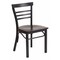 Flash Furniture Hercules Restaurant Chair, 17 in W 19-1/2" L 31-3/4" H XU-DG6Q6B1LAD-WALW-GG - alternate 1