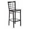 Flash Furniture Restaurant Stool, Window Back, Walnut Sea XU-DG6R7BWIN-BAR-WALW-GG - alternate 1