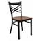 Flash Furniture Hercules Restaurant Chair, 16-1/2 in W 17" L 32-1/4" H XU-6FOBXBK-CHYW-GG - alternate 1
