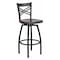 Flash Furniture Swivel Batstool, X Back, Walnut Seat XU-6F8B-XSWVL-WALW-GG - alternate 1