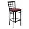Flash Furniture Restaurant Stool, Window Back, Burg Seat XU-DG6R7BWIN-BAR-BURV-GG - alternate 1