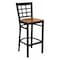 Flash Furniture Restaurant Stool, Window Back, Cherry Sea XU-DG6R7BWIN-BAR-CHYW-GG - alternate 1