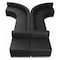 Flash Furniture 8 pcs. Living Room Set, 25-1/4" to 129" x 27", Upholstery Color: Black, Series: Alon ZB-803-620-SET-BK-GG - alternate 1