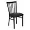 Flash Furniture Hercules Restaurant Chair, 17-1/4 in W 18-3/4" L 34-3/4" H XU-DG6Q4BSCH-BLKV-GG - alternate 1