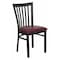 Flash Furniture Hercules Restaurant Chair, 17-1/4 in W 18-3/4" L 34-3/4" H XU-DG6Q4BSCH-BURV-GG - alternate 1