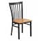 Flash Furniture Hercules Restaurant Chair, 17-1/4 in W 18-3/4" L 34-3/4" H XU-DG6Q4BSCH-NATW-GG - alternate 1