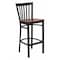 Flash Furniture Restaurant Stool, School Back, Chy Seat XU-DG6R8BSCH-BAR-CHYW-GG - alternate 1