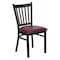 Flash Furniture Hercules Restaurant Chair, 17 in W 20-1/4" L 34-1/4" H XU-DG-6Q2B-VRT-BURV-GG - alternate 1