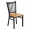 Flash Furniture Hercules Restaurant Chair, 17 in W 20-1/4" L 34-1/4" H XU-DG-6Q2B-VRT-NATW-GG - alternate 1