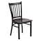 Flash Furniture Hercules Restaurant Chair, 17 in W 20-1/4" L 34-1/4" H XU-DG-6Q2B-VRT-WALW-GG - alternate 1