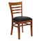 Flash Furniture Hercules Restaurant Chair, Wood Back, 17-1/4 in W 20" L 33-3/4" H XU-DGW0005LAD-CHY-BLKV-GG - alternate 1