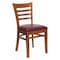 Flash Furniture Hercules Restaurant Chair, Wood Back, 17-1/4 in W 20" L 33-3/4" H XU-DGW0005LAD-CHY-BURV-GG - alternate 1