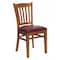 Flash Furniture Hercules Restaurant Chair, Wood Back, 17-1/2 in W 20-3/4" L 34-1/2" H XU-DGW0008VRT-CHY-BURV-GG - alternate 1