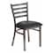 Flash Furniture Hercules Restaurant Chair, Black Back, 16-1/2 in W 17" L 32-1/4" H XU-DG694BLAD-CLR-BLKV-GG - alternate 1