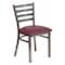 Flash Furniture Hercules Restaurant Chair, 16-1/2 in W 17" L 32-1/4" H XU-DG694BLAD-CLR-BURV-GG - alternate 1