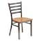 Flash Furniture Hercules Restaurant Chair, 16-1/2 in W 17" L 32-1/4" H XU-DG694BLAD-CLR-NATW-GG - alternate 1