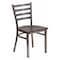 Flash Furniture Hercules Restaurant Chair, 16-1/2 in W 17" L 32-1/4" H XU-DG694BLAD-CLR-WALW-GG - alternate 1
