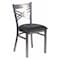 Flash Furniture Hercules Restaurant Chair, Black Back, 16-1/2 in W 17" L 32-1/4" H XU-6FOB-CLR-BLKV-GG - alternate 1