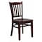Flash Furniture Hercules Restaurant Chair, 17-1/2 in W 20-3/4" L 34-1/2" H XU-DGW0008VRT-MAH-GG - alternate 1
