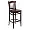 Flash Furniture Barstool, School House Back, Mah Wood XU-DGW0008BARVRT-MAH-GG - alternate 1
