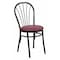 Flash Furniture Hercules Dining Chair, Black Back, 16 in W 20" L 34-1/2" H XU-698B-BGV-GG - alternate 1