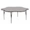 Flash Furniture Flower Activity Table, Laminate, Grey XU-A60-FLR-GY-T-P-GG - alternate 1