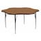 Flash Furniture Flower Activity Table, Laminate, Wood Grain XU-A60-FLR-OAK-T-A-GG - alternate 1