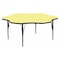 Flash Furniture Flower Activity Table, Laminate, Yellow XU-A60-FLR-YEL-T-P-GG - alternate 1