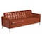 Flash Furniture Cognac Leather Sofa, Lacey Series, 31" x 32" ZB-LACEY-831-2-SOFA-COG-GG - alternate 1