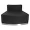 Flash Furniture Hercules Alon Convex Chair, Black Back, 41-1/2 in W 25-1/4" L 27" H, No Arms, Leather Seat ZB-803-OUTSEAT-BK-GG - alternate 1