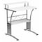 Flash Furniture Computer Desk Clifton Desk, White, 23-1/2" D X 33-1/8" H, 27-7/8" W X Laminate, White NAN-CLIFTON-WH-GG - alternate 1