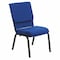 Flash Furniture Fabric Church Chair, Blue XU-CH-60096-NVY-GG - alternate 1