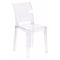 Flash Furniture Contemporary Ghost Chair, 15-3/4 in W 19-1/2" L 32-1/2" H OW-SQUAREBACK-18-GG - alternate 1
