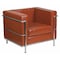 Flash Furniture Hercules Regal Chair, 35 in W 28-1/2" L 27-1/2" H, Straight, Leather Seat ZB-REGAL-810-1-CHAIR-COG-GG - alternate 1