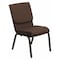 Flash Furniture Fabric Church Chair, Brown XU-CH-60096-BN-GG - alternate 1