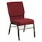 Flash Furniture Fabric Church Chair, Burgundy Patterned XU-CH-60096-BY-BAS-GG - alternate 1