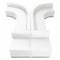 Flash Furniture 8 pcs. Living Room Set, 25-1/4" to 129" x 27", Upholstery Color: White, Series: Alon ZB-803-620-SET-WH-GG - alternate 1