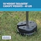 Us Weight Tailgate Canopy Weights W/ Carry Strap, (4) 10 lb Weights, Plastic/Cement, Black U0040 - alternate 5