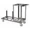 Zoro Select Steel Cart, for up to 12 Stanchions U2509 - alternate 1