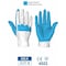 Hexarmor Chrome Series(R) Cut-Resistant Mechanics Gloves, Faux Leather Palm, S, Black/Blue 4018-S (7) - alternate 2