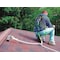 Miller Roof Anchor, 9 1/2 in Length, 310 lb Weigth Capacity, Stainless Steel Anchor, Fixed D-Ring RA45/ - alternate 2