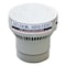 Studor 2 Dia, ABS Plastic, Polystyrene, Connector: PVC, White, MINI-VENT(R), Air Admittance Valve 20301 - alternate 1