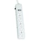 Tripp Lite Outlet Strip, Hospital Grade, 6 5-15R-HG, 5-15P-HG, 6 ft., White PS-606-HG - alternate 1