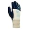 Ansell Coated Gloves, Nitrile, Smooth, 3/4 Dip, 4 Abrasion Level, Blue, 8 1 PR 27-600 - alternate 1