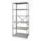Hallowell Metal Shelving Unit, 18"D x 36"W x 87"H, 6 Shelves, Steel 7511-18HG - alternate 2