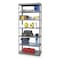 Hallowell Metal Shelving Unit, 12"D x 36"W x 87"H, 7 Shelves, Steel DT5512-12HG - alternate 1