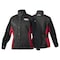 Lincoln Electric Welding Jacket, Leather, 9 oz, 27 in Length, Button, Hook-and-Loop (Collar) Closure, 2 Pockets, M K3114-M - alternate 1