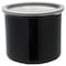 Carlisle Foodservice Crock w/Lid, 4 qt., Black, PK6 030403 - alternate 1