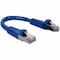 Add-On 6IN RJ-45 MALE TO RJ-45 MALE CAT7 STRAIGHT BLUE S/FTP COPPER PVC PATCH ADD-0-5FCAT7-BE - alternate 11
